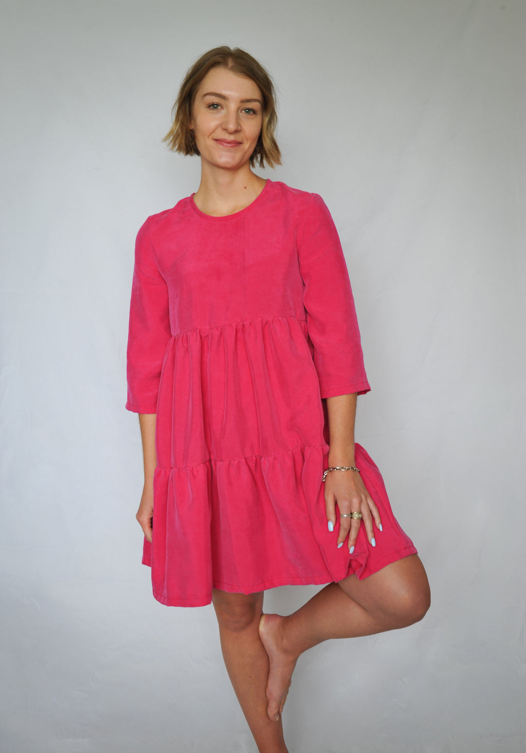 The Sunday Dress | Fuchsia