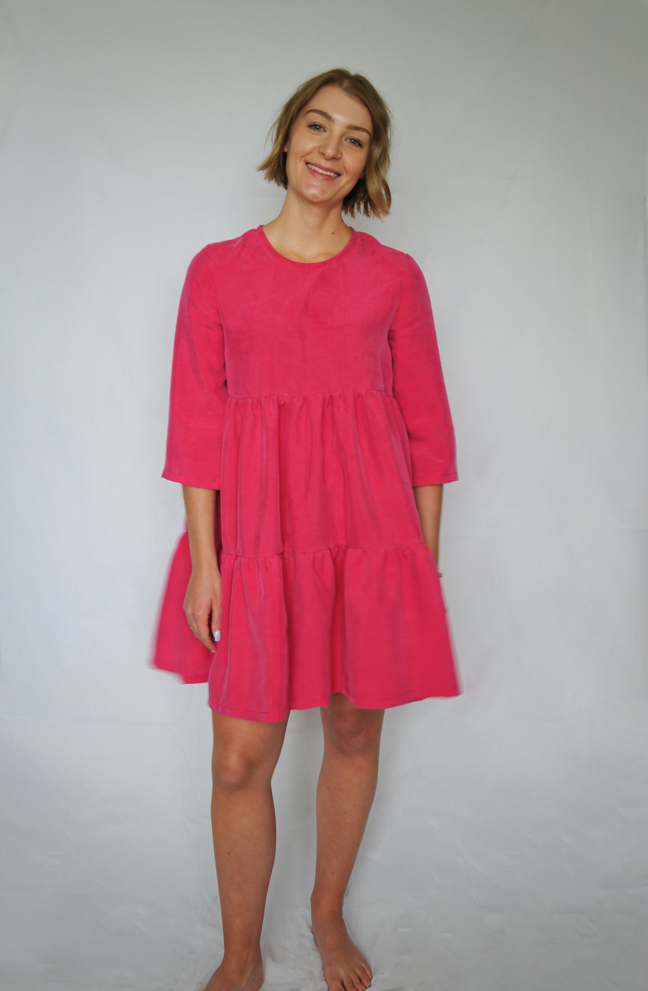 The Sunday Dress | Fuchsia