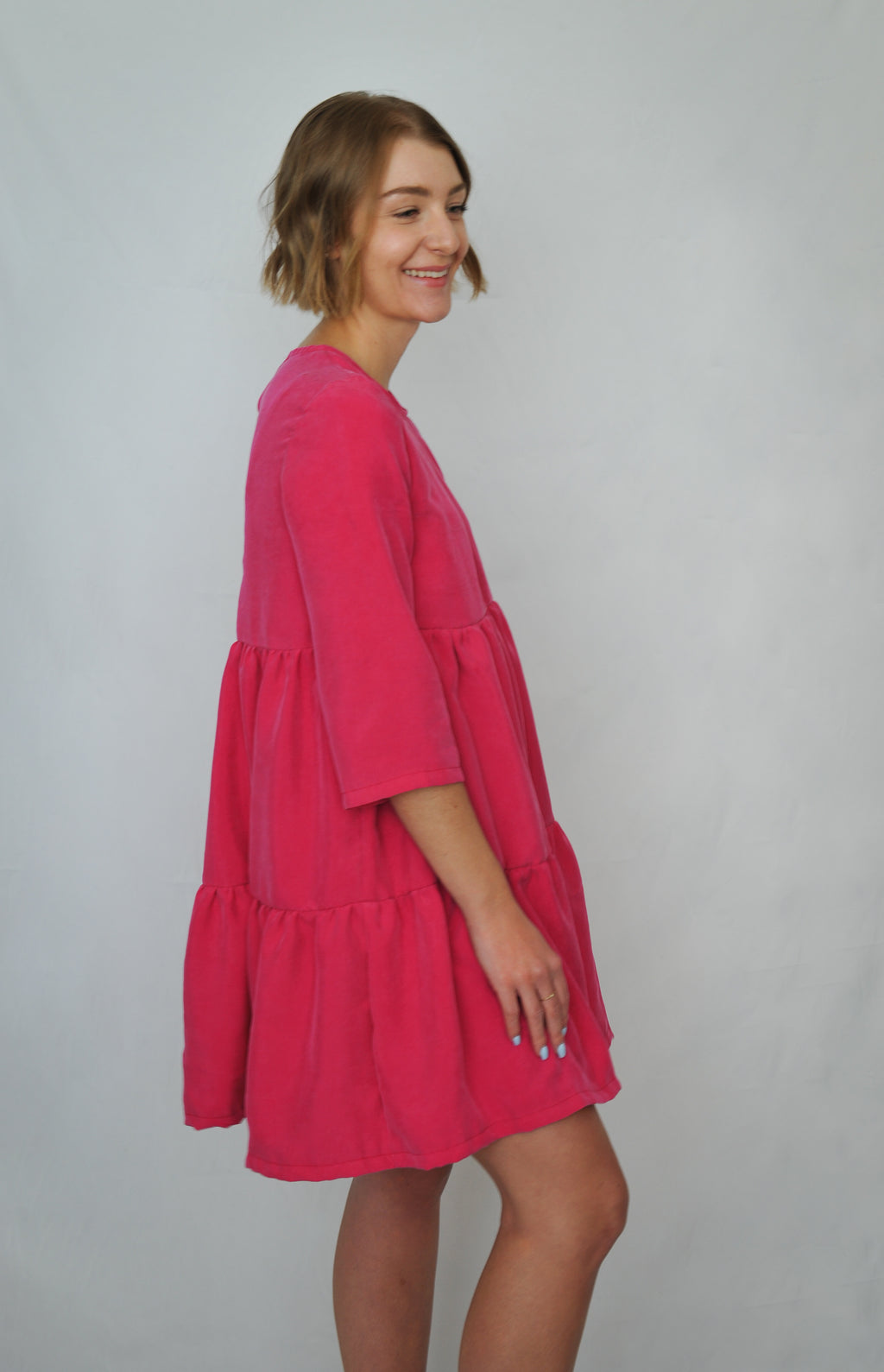 The Sunday Dress | Fuchsia
